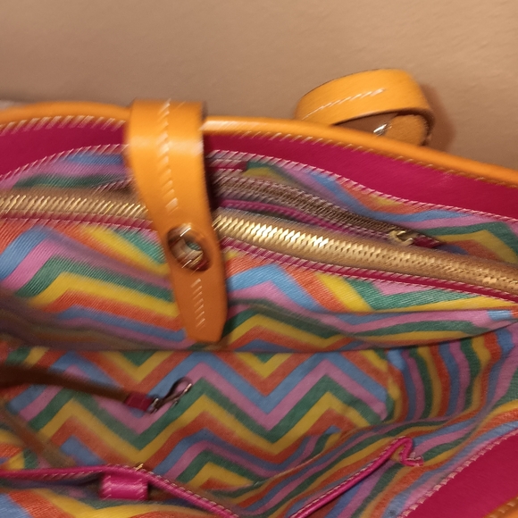 Dooney bourke leather  Dover tote  pink - Picture 10 of 12